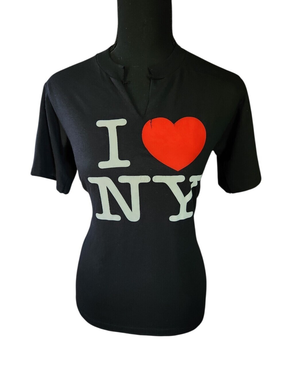 Vintage Single Stitch I Love New York Graphic Tee Shirt Sz S